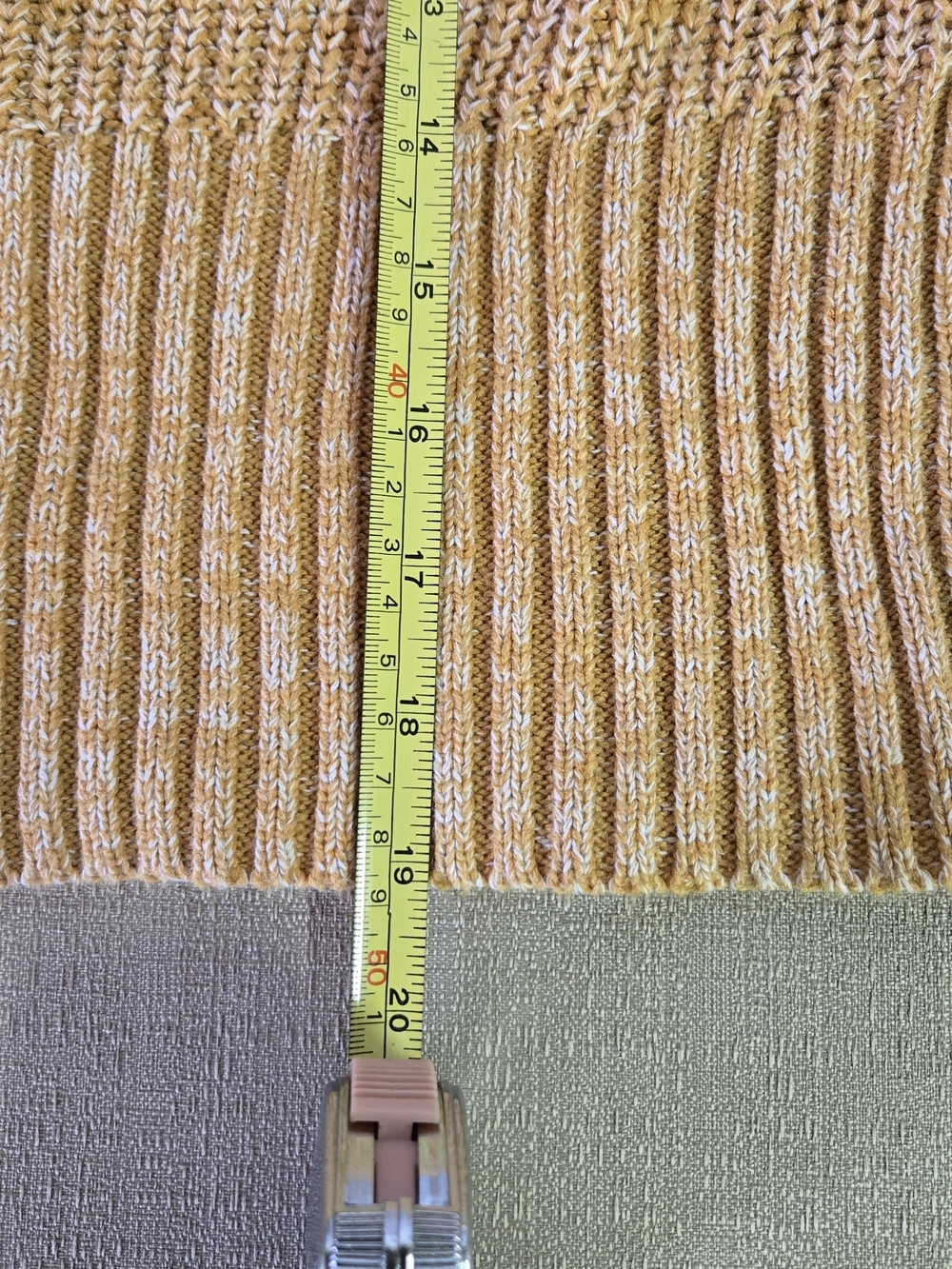 UNIVERSAL THREAD | Shaker Stitch Cropped Sweater in Marigold sz XS - Picture 8 of 9